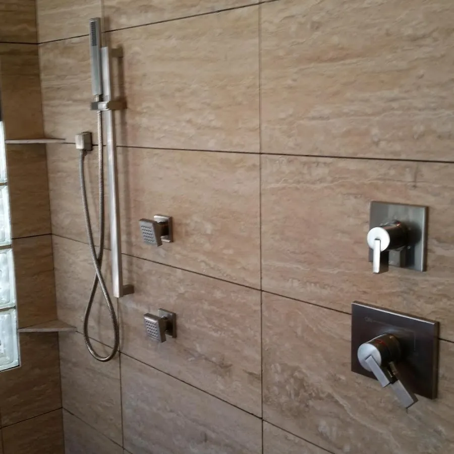 Shower fixture installation for Gas Line Repair in Edgerton